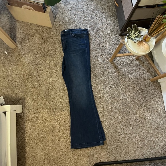 Women’s Dark Flare Jeans - Picture 3 of 3